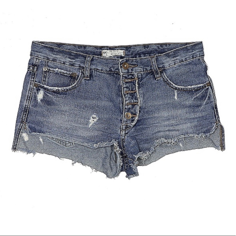 Free People Denim Shorts